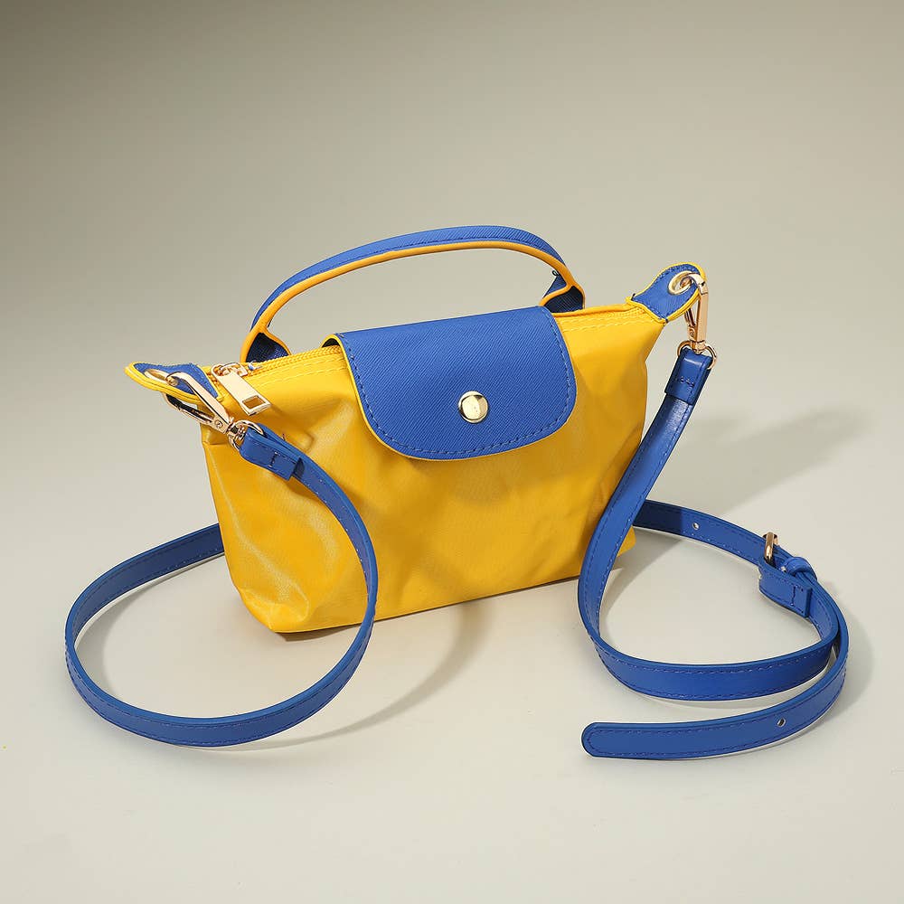 Sensibling Corp. - Wholesale Crossbody Bag - Women's - Compact Two Tone Handbag / Crossbody Bag5