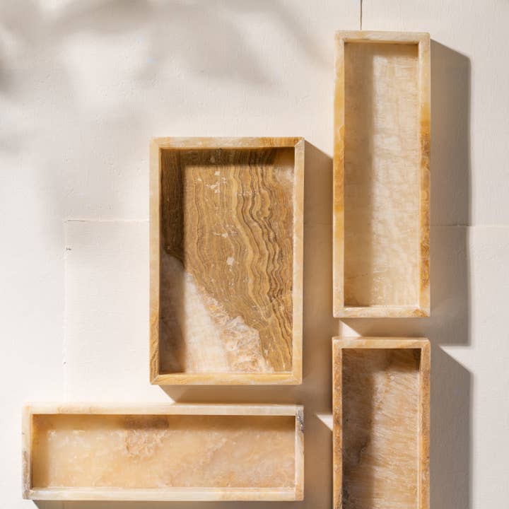 INARTISAN - Wholesale Decorative Tray - Daphina Onyx Tray1