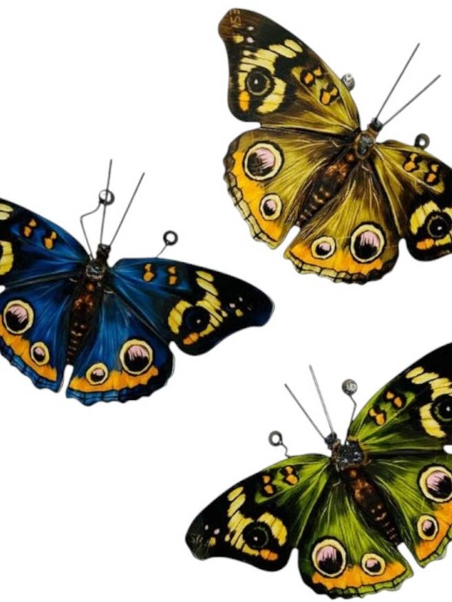 36-793 - Wall Butterflies 3pc Set for wholesale by Rustic Farm