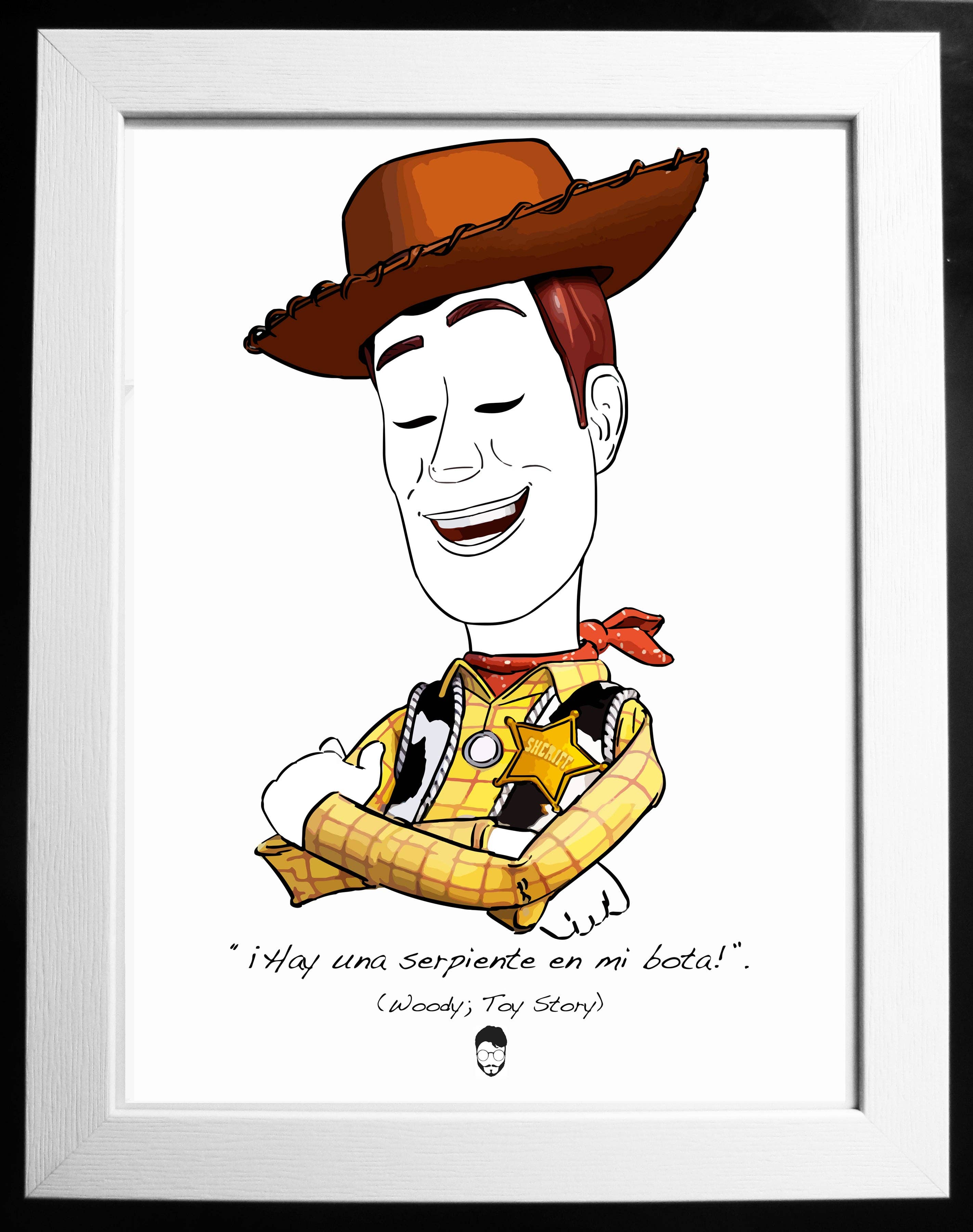 El loco del Pelo Rizo - Wholesale Art Print - Woody, Toy Story0