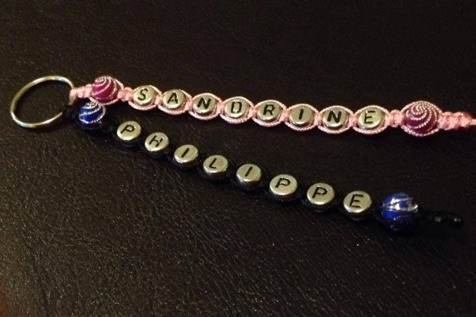 LyliCreations - Wholesale Keychain - Women's - Personalized name keychain - macramé name keychain3