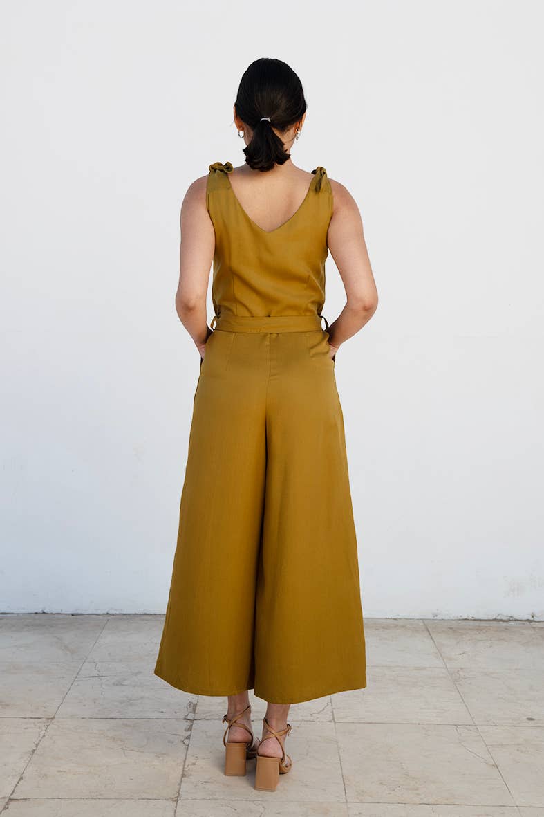 Studio Hertzberg - Venta al por mayor Peto - Mujer - Mono de Tencel FA-SA en color oliva2