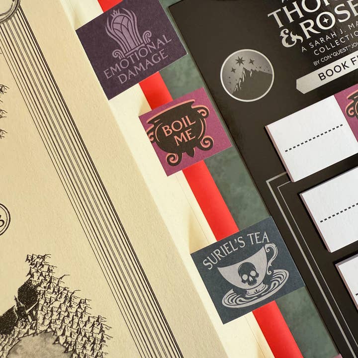 Conquest Journals - Wholesale Bookmark - A Court of Thorns and Roses Book Annotation Flags (30-Pack)4