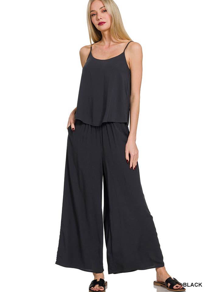 42POPS - Wholesale Lounge Set - Women's - SI-27443 Rayon Cami & Pants 2pc Set