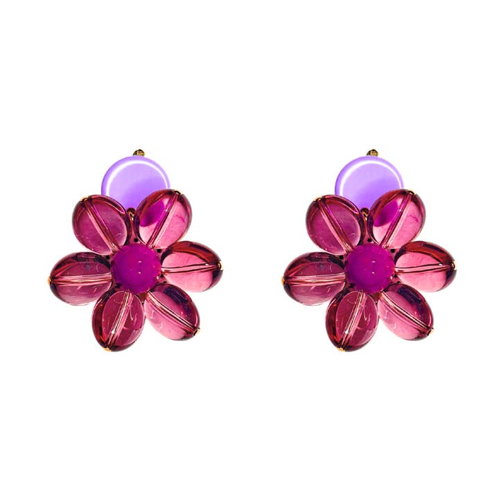 VIOLETTA-OHRRINGE für den Großhandel von bijoux dell'anno