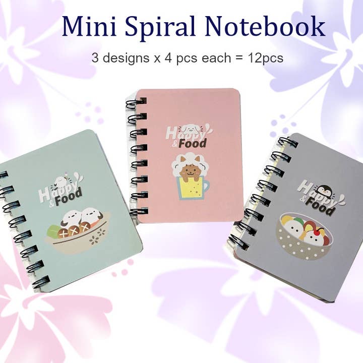 Mini spiralblock A7 storlek anteckningsbok kawaii design för wholesale av Small Surprises