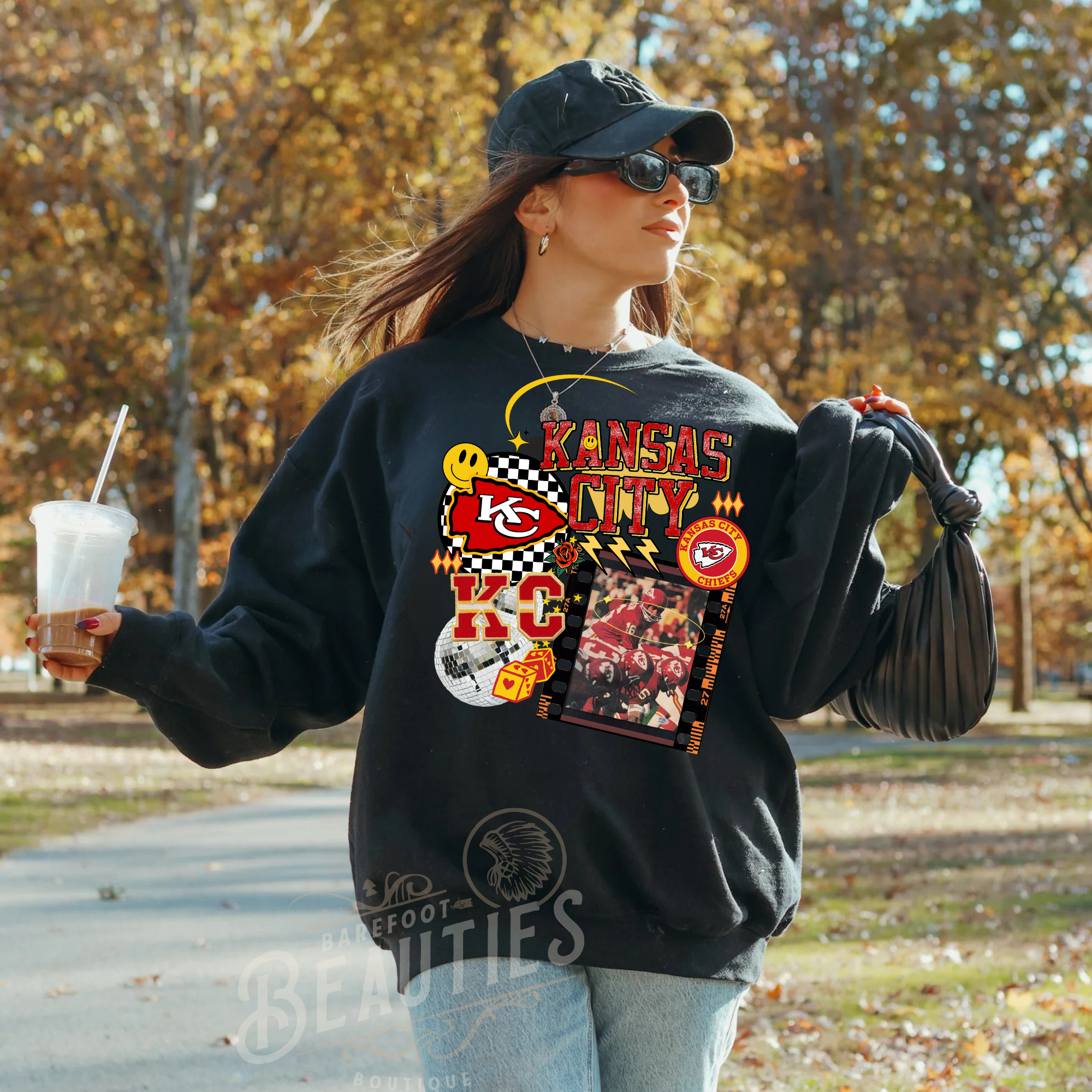 Barefoot Beauties - Wholesale Graphic Sweatshirt - Women's - How ‘Bout Them Chiefs?!5