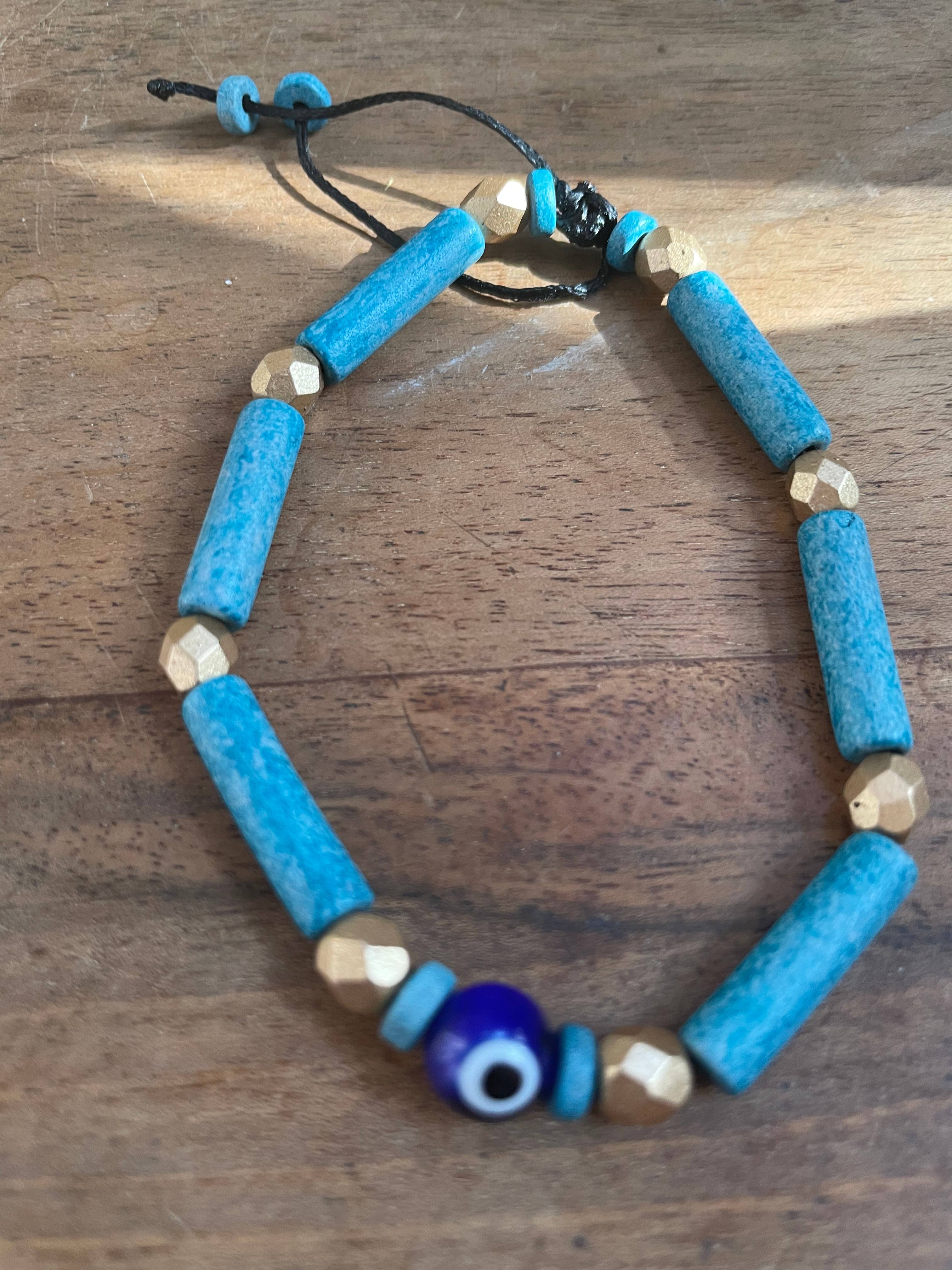 Le Labo de Cléopâtre – Großhandel Perlenarmband – Armband mit bösem Blick und griechischen Perlen6