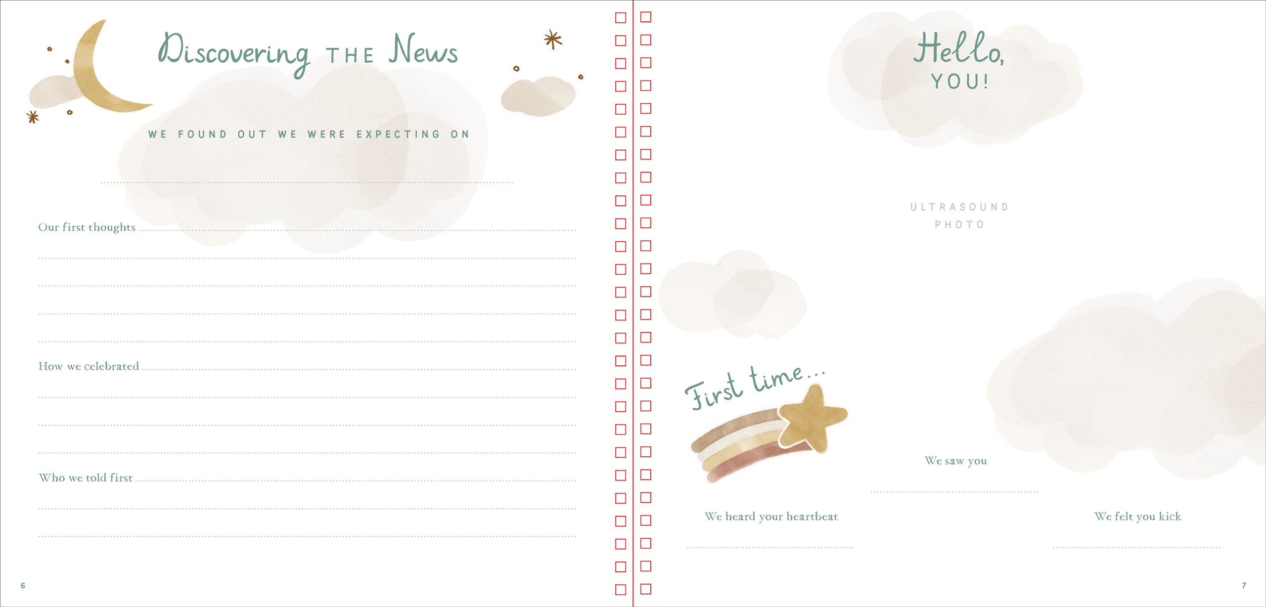 Peter Pauper Press - Wholesale Memory Book - Kids & Baby - Baby's First Years: A Modern Memory Book with Keepsake Box2