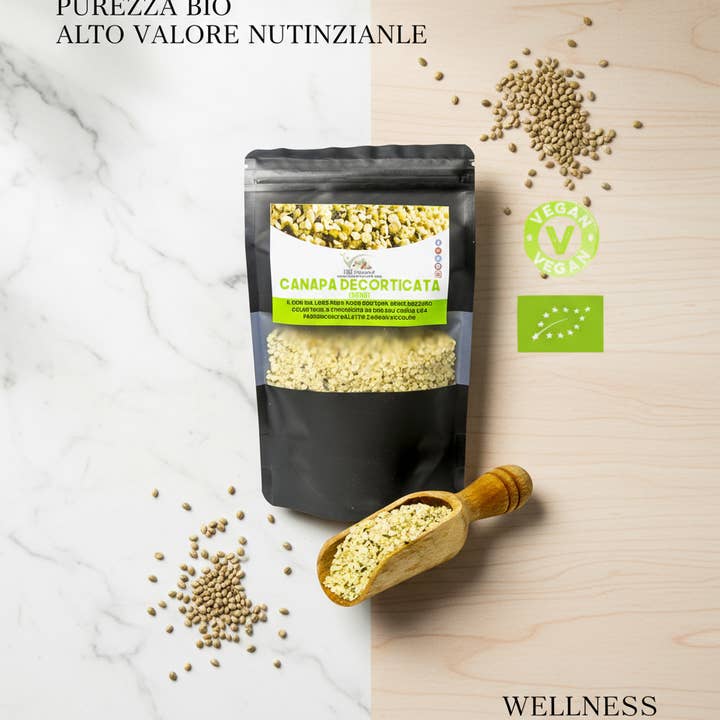 Cibobenessere - Wholesale Plant Seeds - Organic Hulled Hemp Seeds1