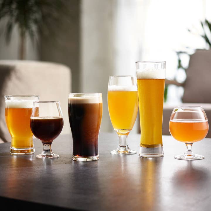 Libbey - Wholesale Beer Glass/Mug - Libbey Craft Brews Assorted Beer Glasses, Set of 6