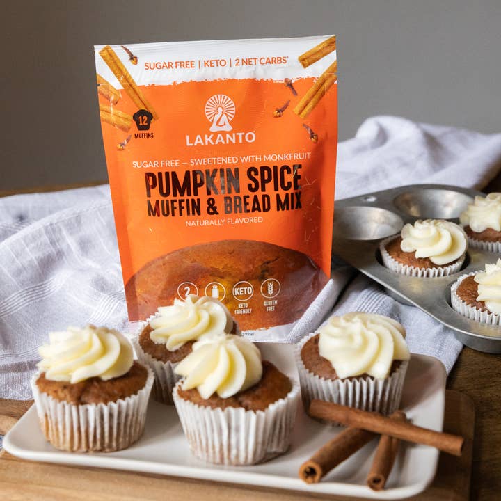 Lakanto - Wholesale Muffin Mix - Lakanto Sugar Free Pumpkin Spice Muffin and Bread Mix