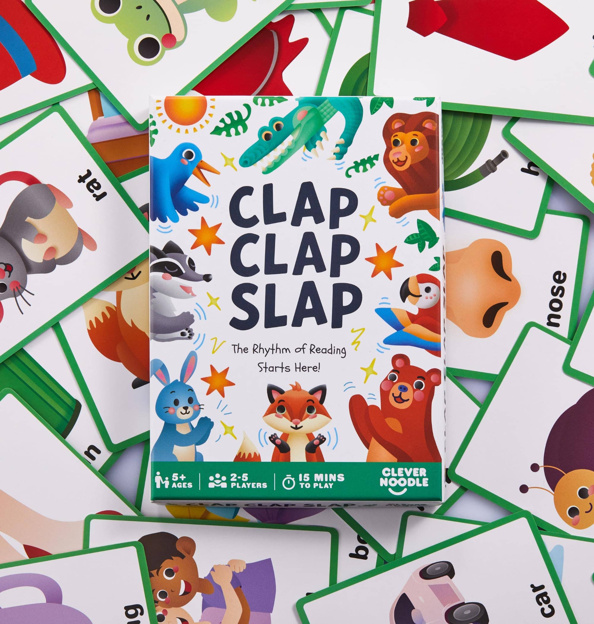 Clever Noodle - Wholesale Brain Game - Kids - Clap Clap Slap Rhyming Game2