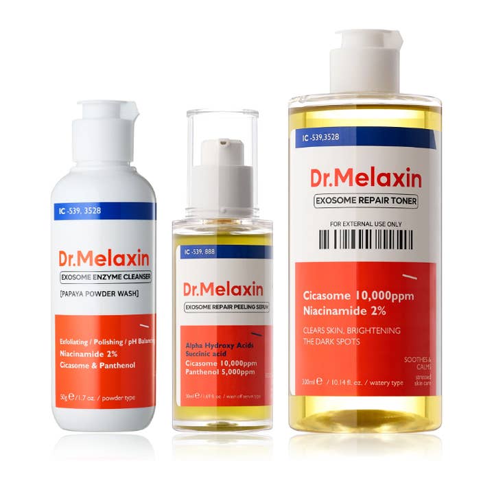 Dr.Melaxin Exosome Scaling Cleansing Line for wholesale by K Motives Beauty