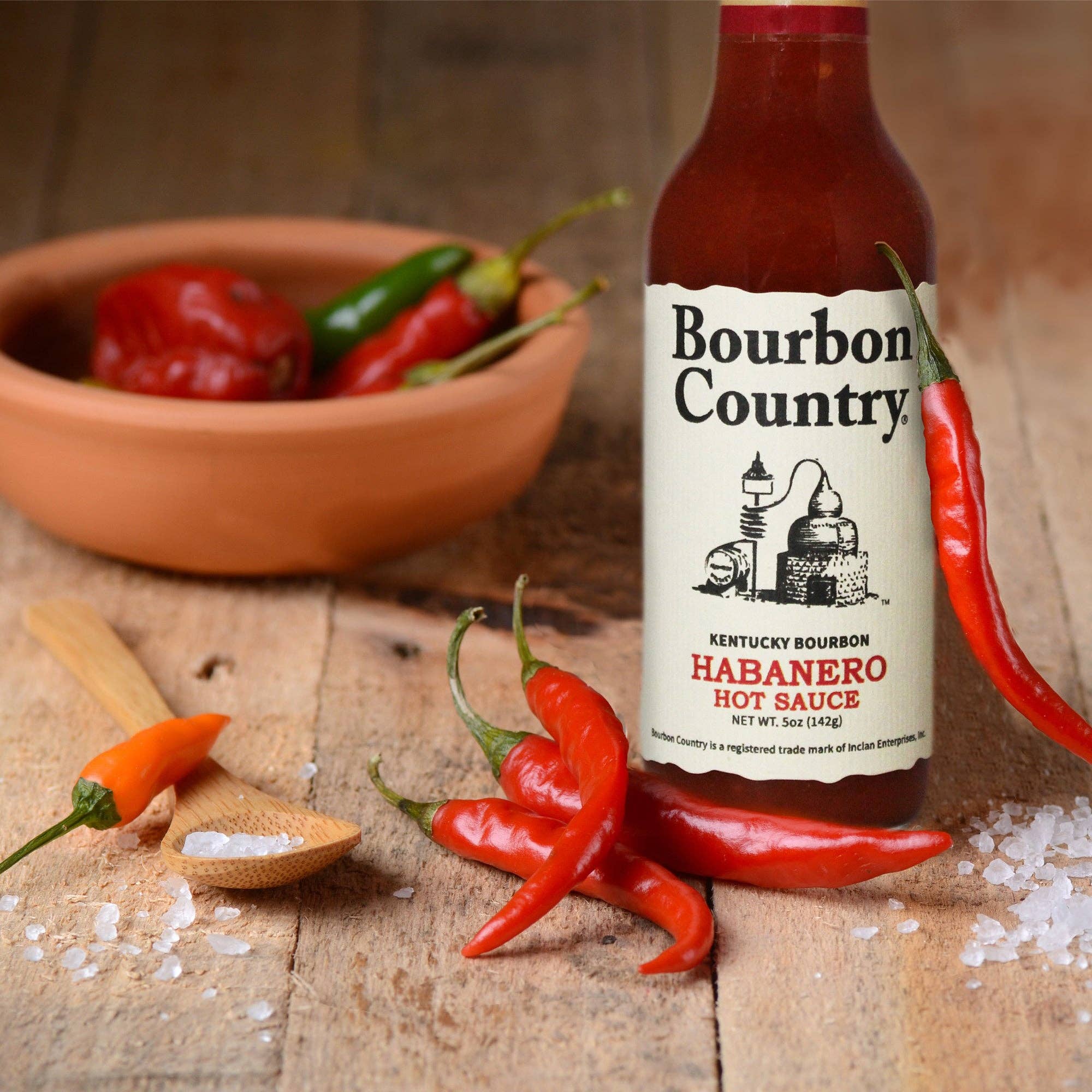 Bourbon Country Products - Wholesale Hot Sauce - Bourbon Country Habanero Hot Sauce1