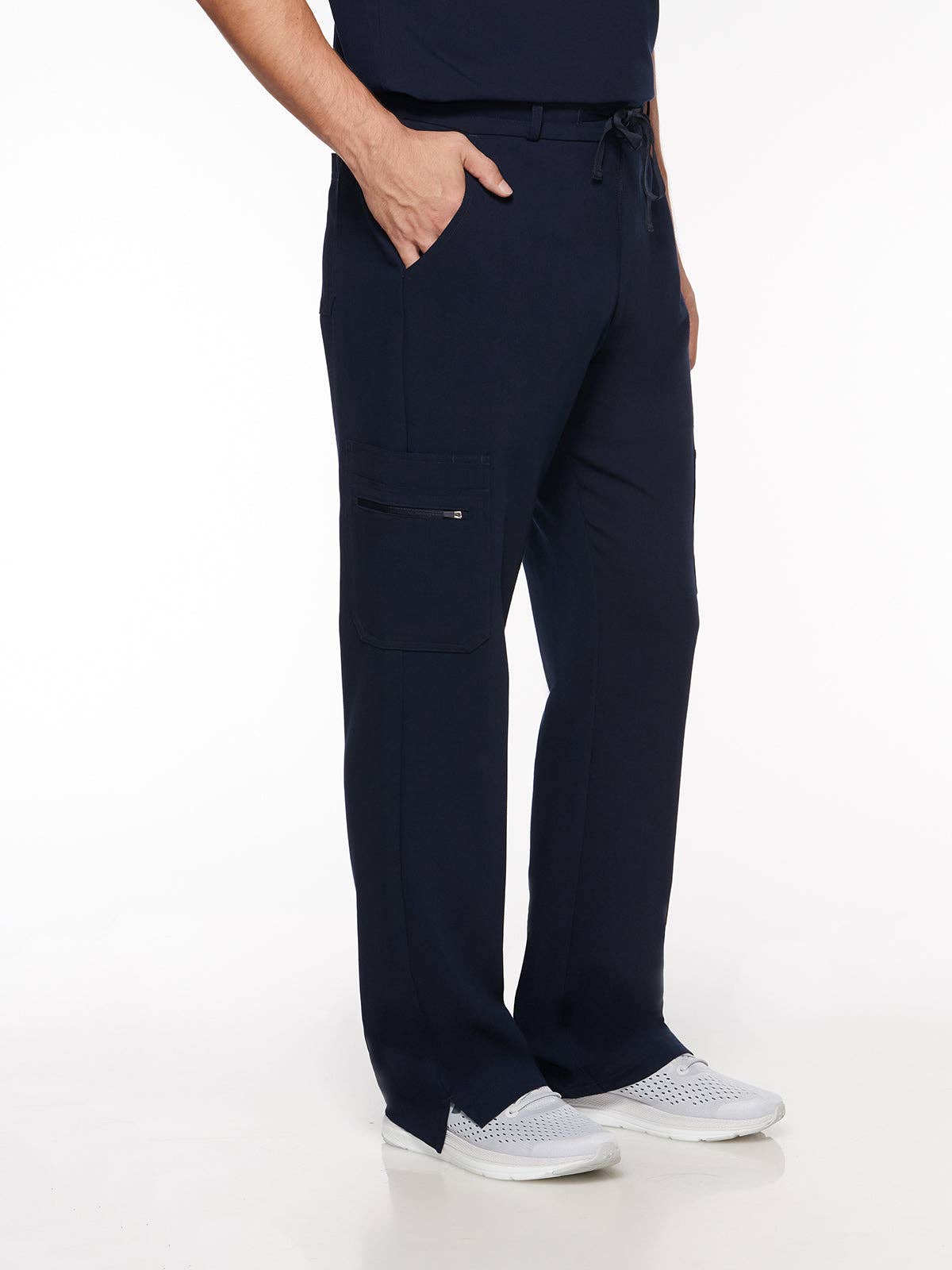 Aura Naturale – Engroshandel Sygeplejeruniform – til mænd – Java Herre French-Fly Scrubs Bukser med 9 lommer (96001)6