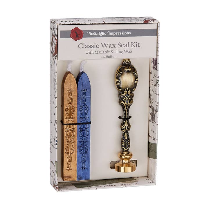 Freund Mayer & Co. - Wholesale Sealing Wax - Vintage Metal handle Wax Seal Kits-9 popular symbols