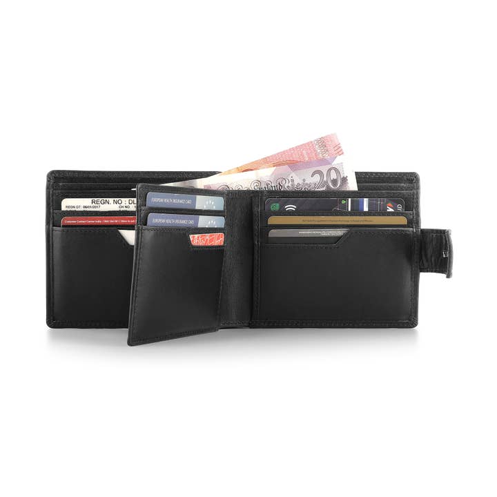 PRIMEHIDE - Wholesale Portemonnee - Heren - Alperto RFID Notecase leren portemonnee - 42691