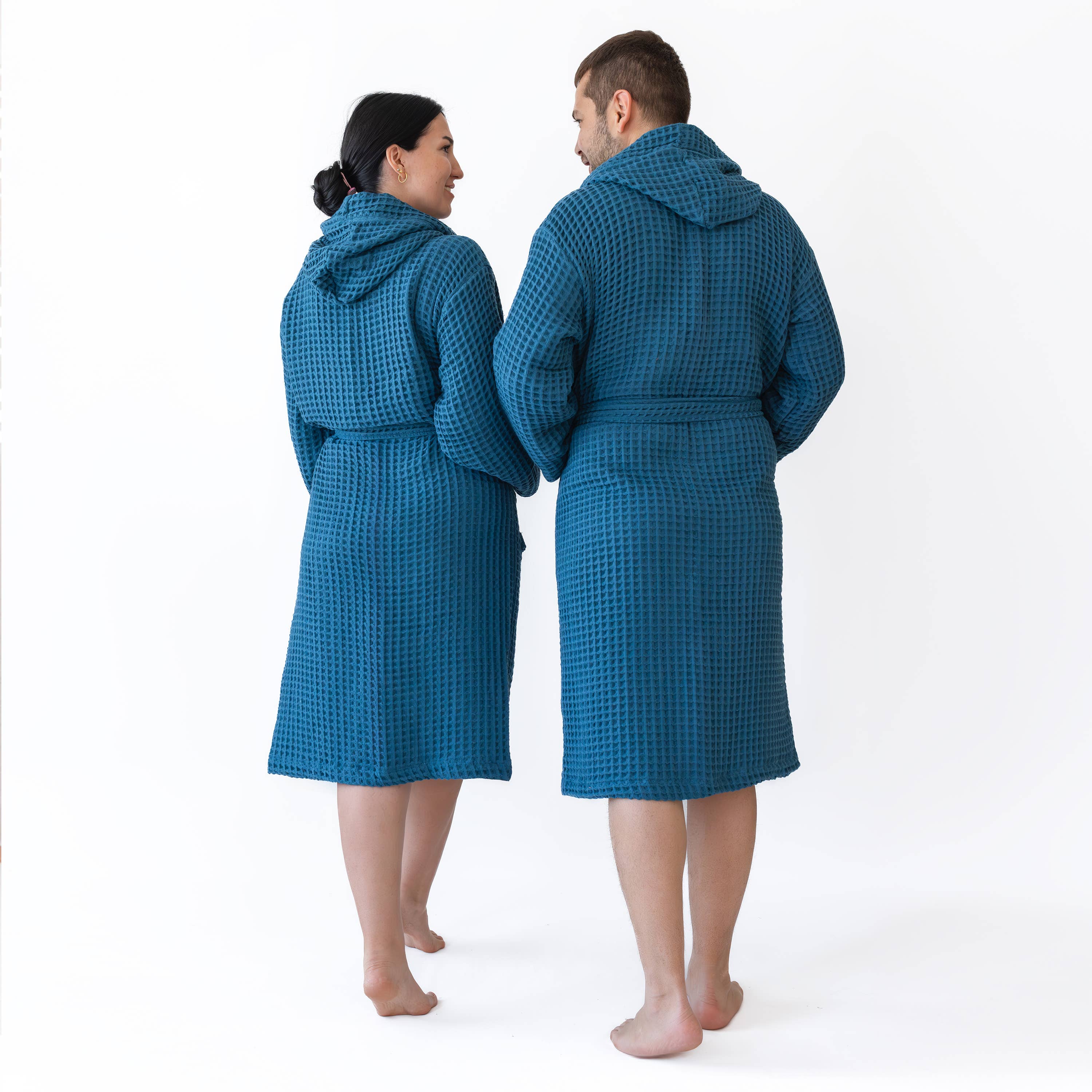 Vivamaison – Engroshandel Morgenkåbe - Unisex – Premium Vaflet Bomuld Badekåbe, Unisex Spa Komfort164