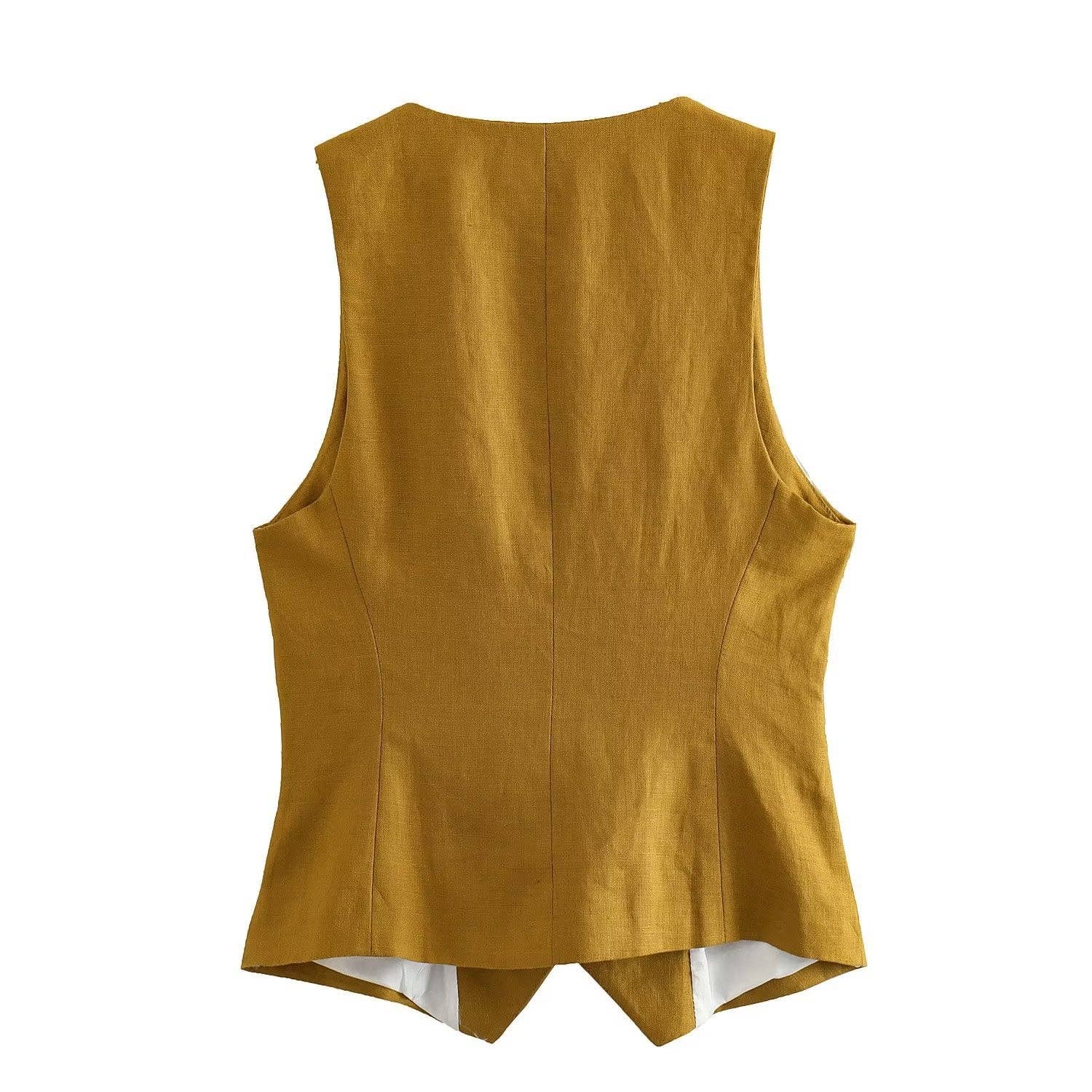 Marayn - Wholesale Suit Set - Women's - Linen Suit Set Blazer Vest and Trousers  Chic Export78