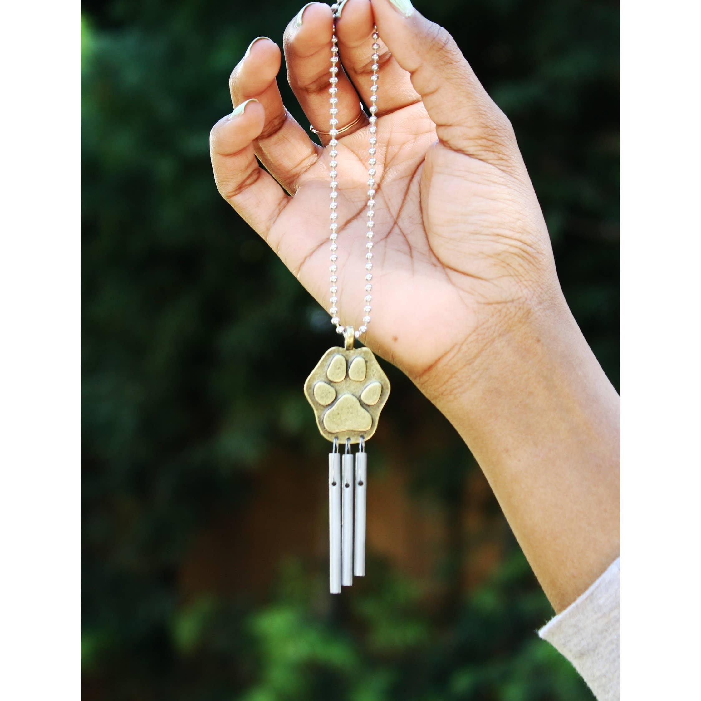 Jacob's Musical Chimes – Großhandel Rückspiegeldeko – Unisex – Jacob's Musical Auto Charm Chime, Pfotenabdruck1