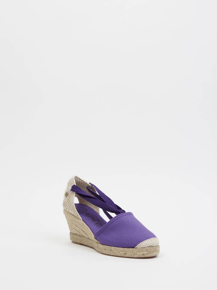 Bliss Violett für den Großhandel von La Valeta Espadrilles-Ibera Factory Shoes slu