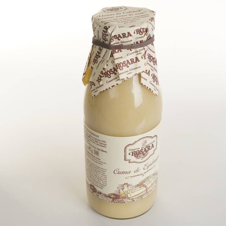 Conservas Rosara - Wholesale Sauce - ASPARAGUS CREAM BOTTLE 500 ml.1