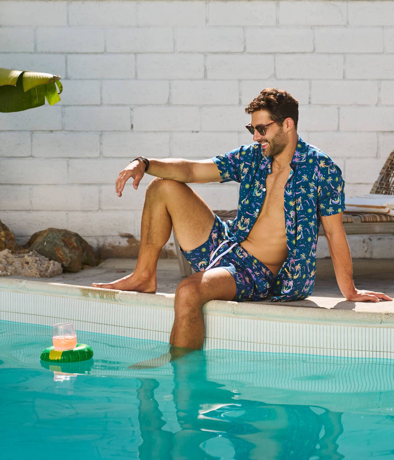 Tipsy Elves - Wholesale Button Down Shirt - Men's - Banana Hammock Hawaiian Shirt - Men's Tropical Button Down3