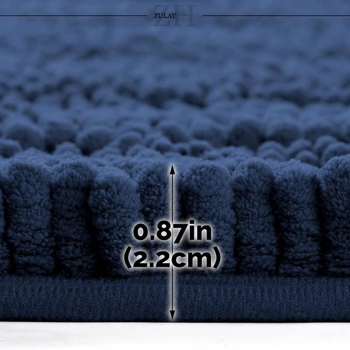 Zulay Kitchen - Wholesale Bath Mat - Soft Shaggy Bathroom Rug (17x24)11