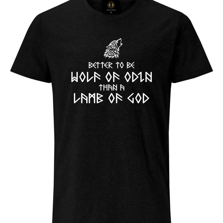 T-shirt Loup Noir d'Odin pour la vente par Wizard Alliance
