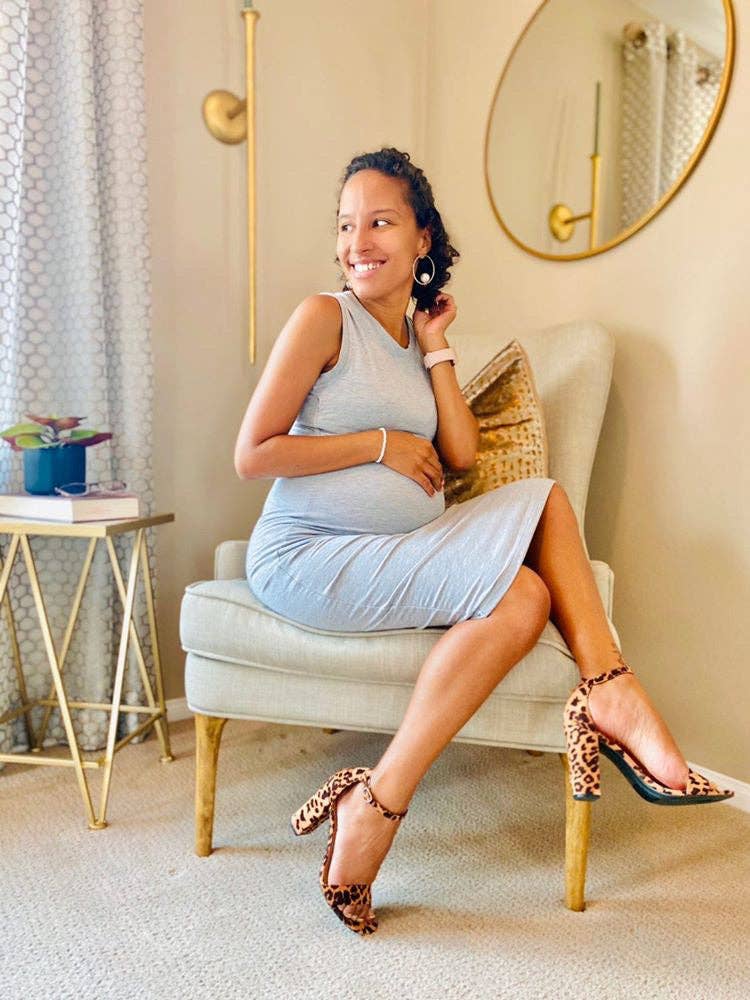 MLM Brand - Venta al por mayor Vestidos de lactancia - Maternidad - Vestido pequeño para amamantar - Heather Grey4