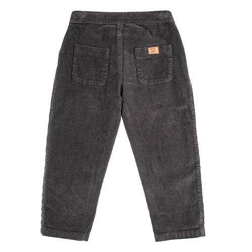 Mørkegrå Rib bukser til børn W10721 for engroshandel på Faire0