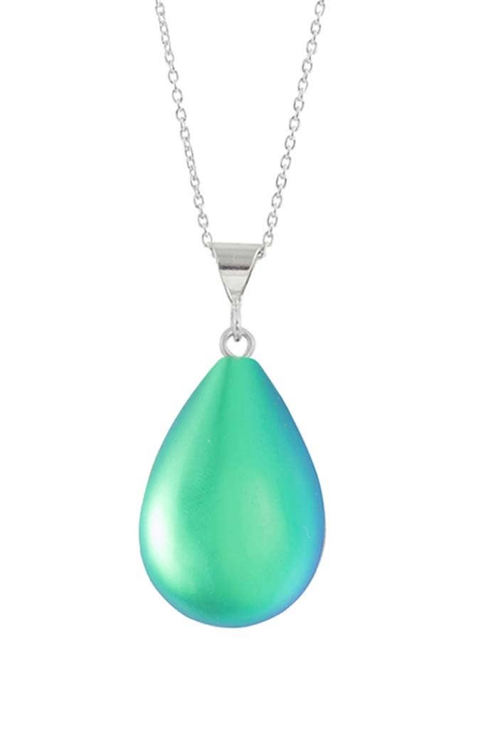 LeightWorks – Großhandel Kette mit Anhänger/Charm – Halskette mit kleinem Tropfenanhänger aus Sterlingsilber6