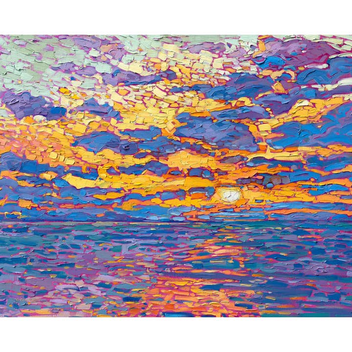 "Dappled Ocean" 16x20 Paper Print for wholesale by Erin Hanson