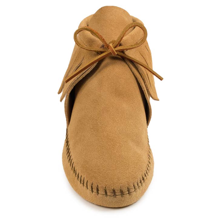 Minnetonka - Wholesale Booties - Women's - Women's Suede Classic Fringe Softsole Boot Bootie