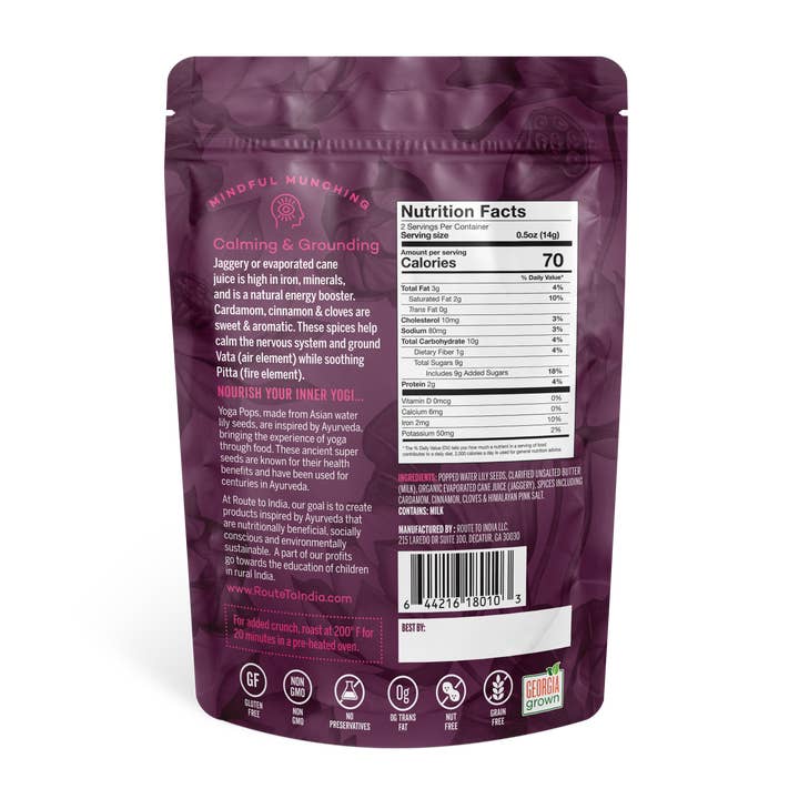 Yoga Pops – wholesale Popcorn – Karamell Jaggery Yoga Pops