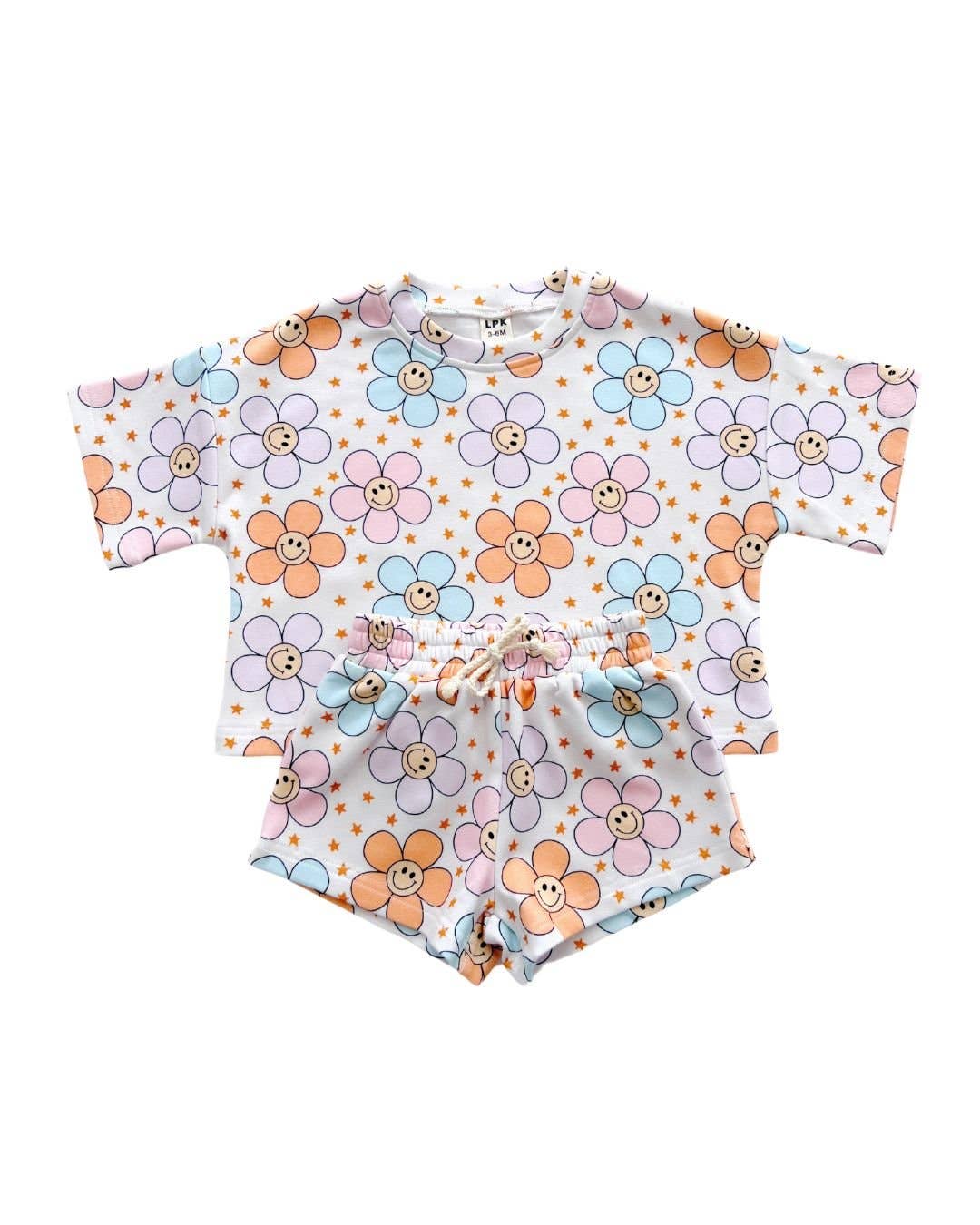 Lucky Panda Kids - Vente Ensemble haut et short – enfant - Ensemble short | Ditzy Daisy7