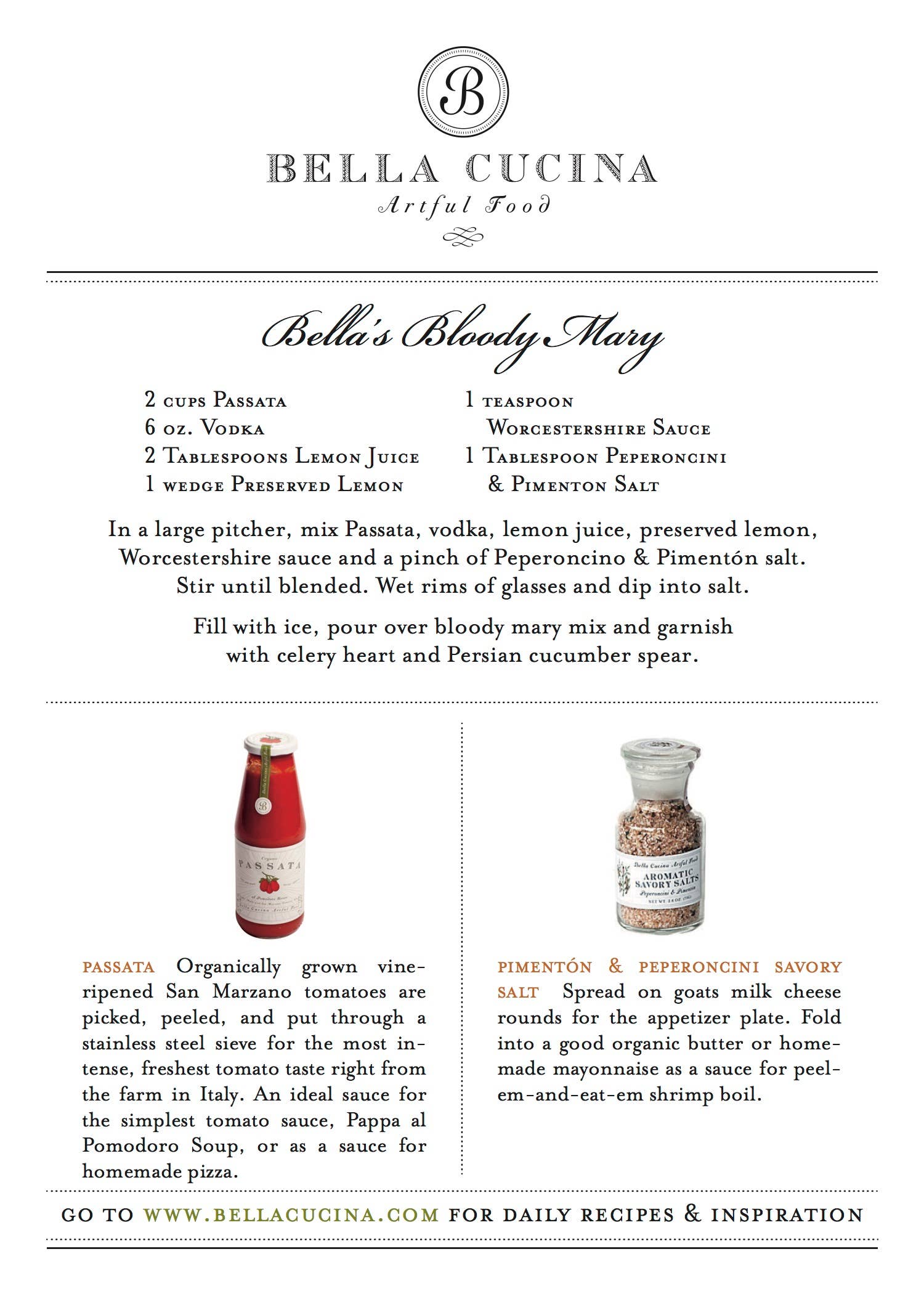 Bella Cucina - Wholesale Pasta Sauce - Passata Al Pomodoro Rosso2