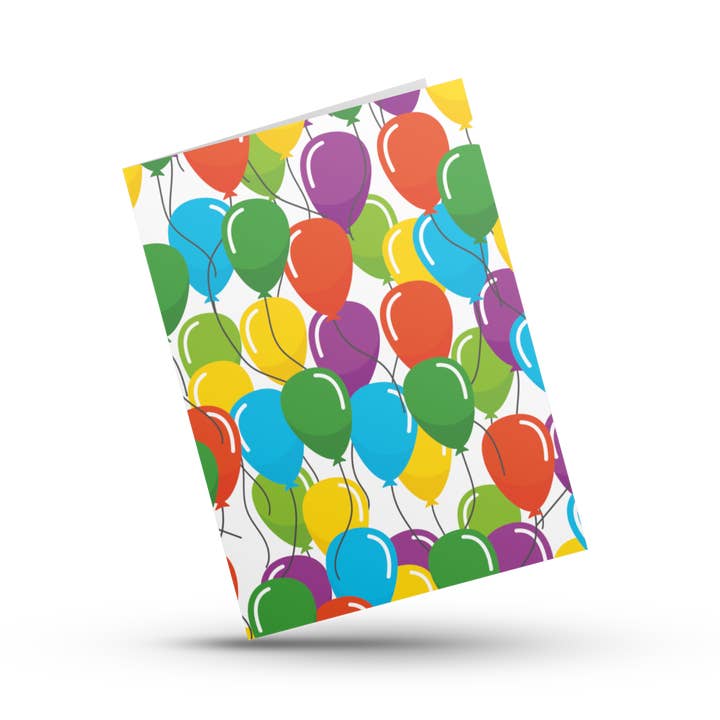 Ballons - Carte A4 pour la vente par Kortspecialisten