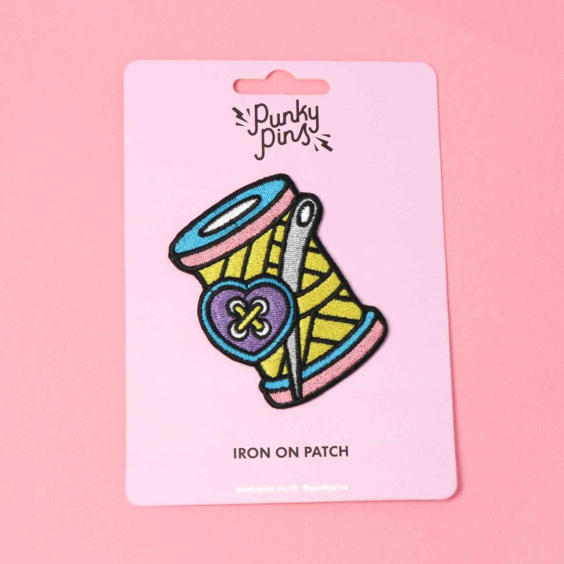 Punky Pins - Wholesale Patch - Needle & Thread Embroidered Iron On Patch1