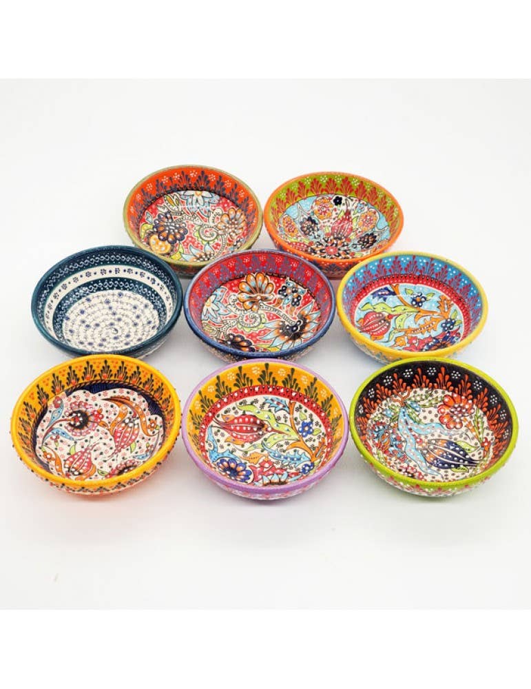 Natto USA - Wholesale Bowl - Turkish Ceramic 5" Bowls Garden2