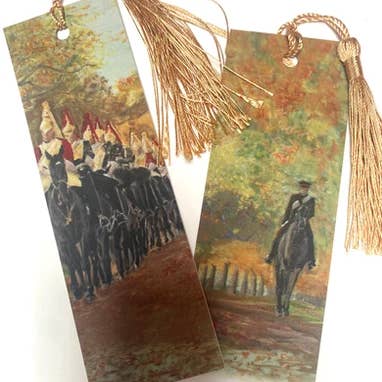 Household Cavalry Bookmark (handel) voor wholesale door Jane Haigh Country Art
