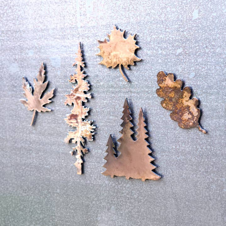 Tree Lover Magnet Set for wholesale by Rustic Metalz