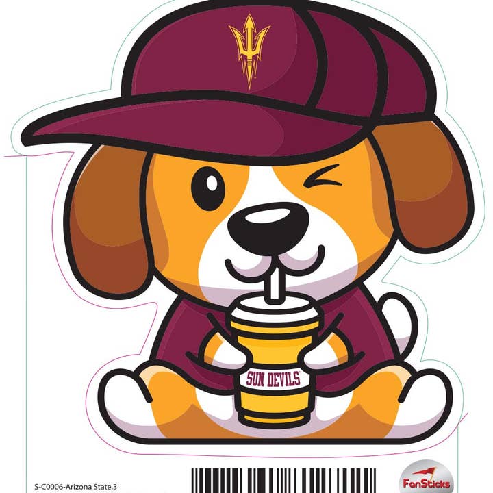 Adesivo da 3 pollici Arizona State - NCAA per la vendita all'ingrosso da parte di Fan Creations