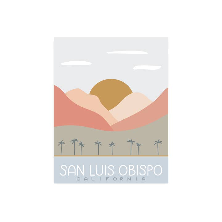 AnglinMade - Wholesale Art Print - San Luis Obispo View1