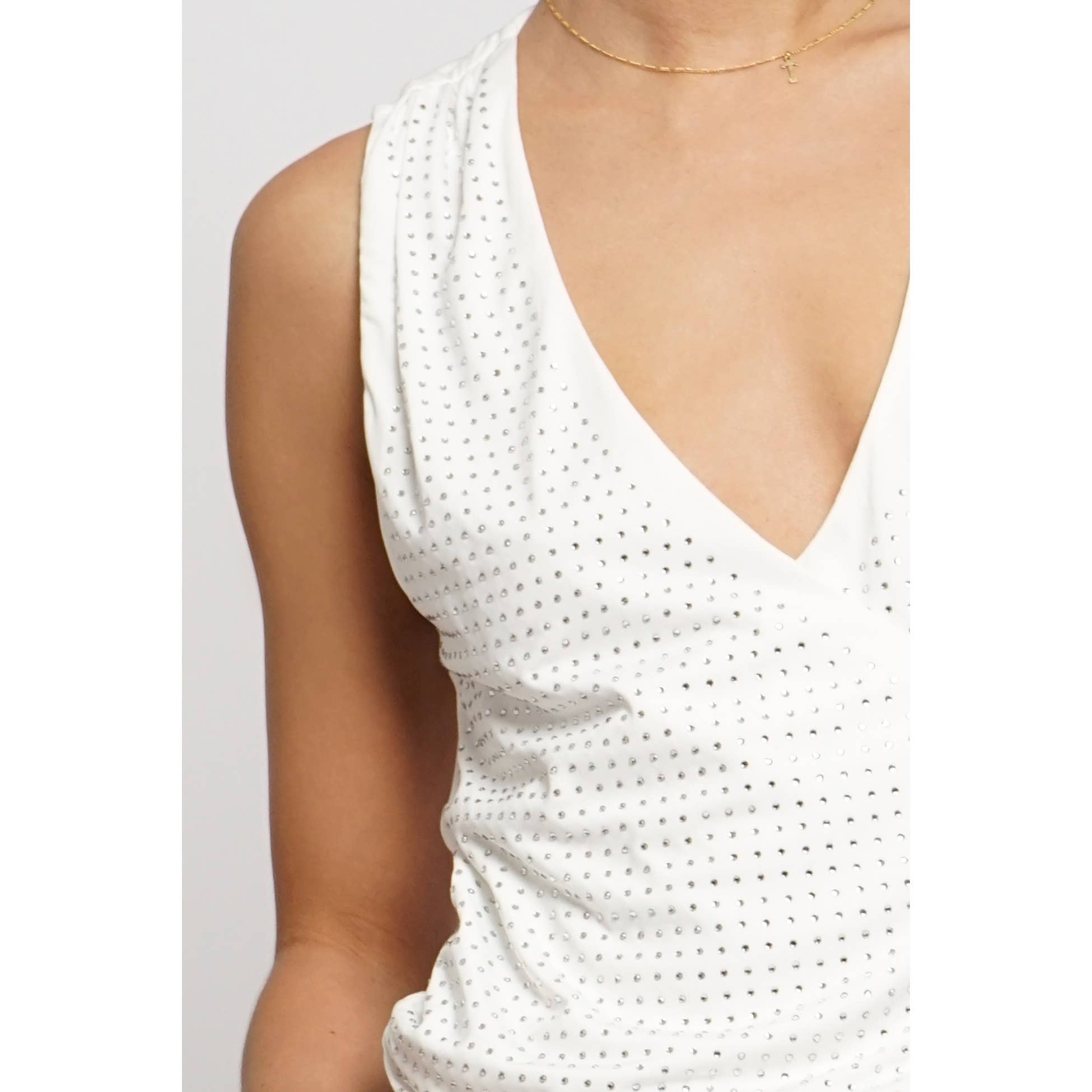 Sans Souci - Venta al por mayor Jersey corto de punto - Mujer - TOP DE PUNTO SIN MANGAS HOT FIX SURPLUS7