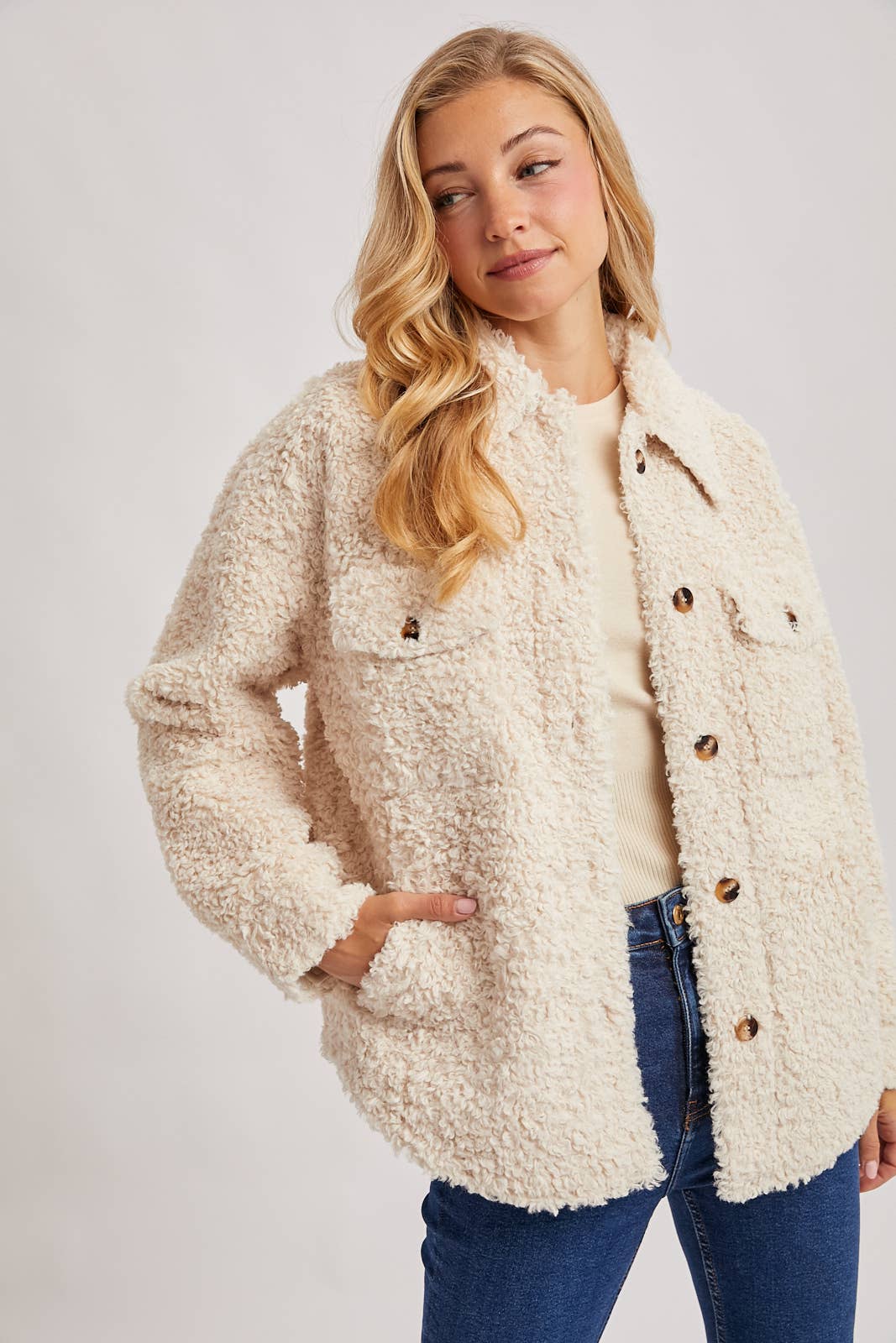 Bluivy - Wholesale Jacket - Women's - BOUCLE WOVEN JACKET13