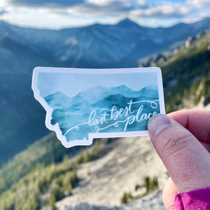 Creatively Leanne - Wholesale Sticker - Last Best Place | Montana Sticker1