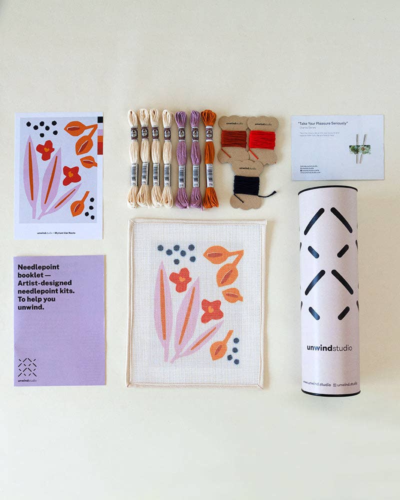 Unwind Studio - Venta al por mayor Kit de manualidades - Kit para principiantes de punto de cruz Paper Flowers5