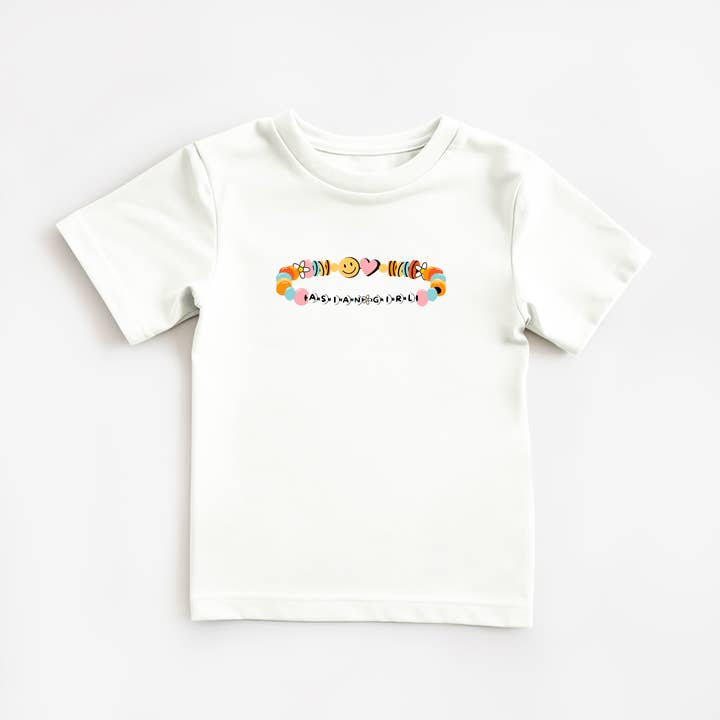 ASIAN GIRL FRIENDSHIP BRACELET kids graphic t-shirt for wholesale by Little Sumo